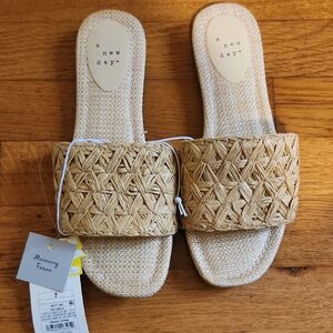 A New Day  Ariella, women's woven Beige Sandals